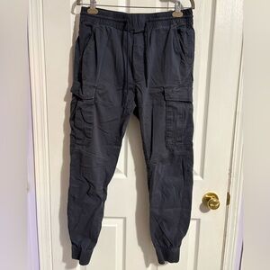 ⋆H&M Grey Cargo Pants with Elastic Waistband⋆